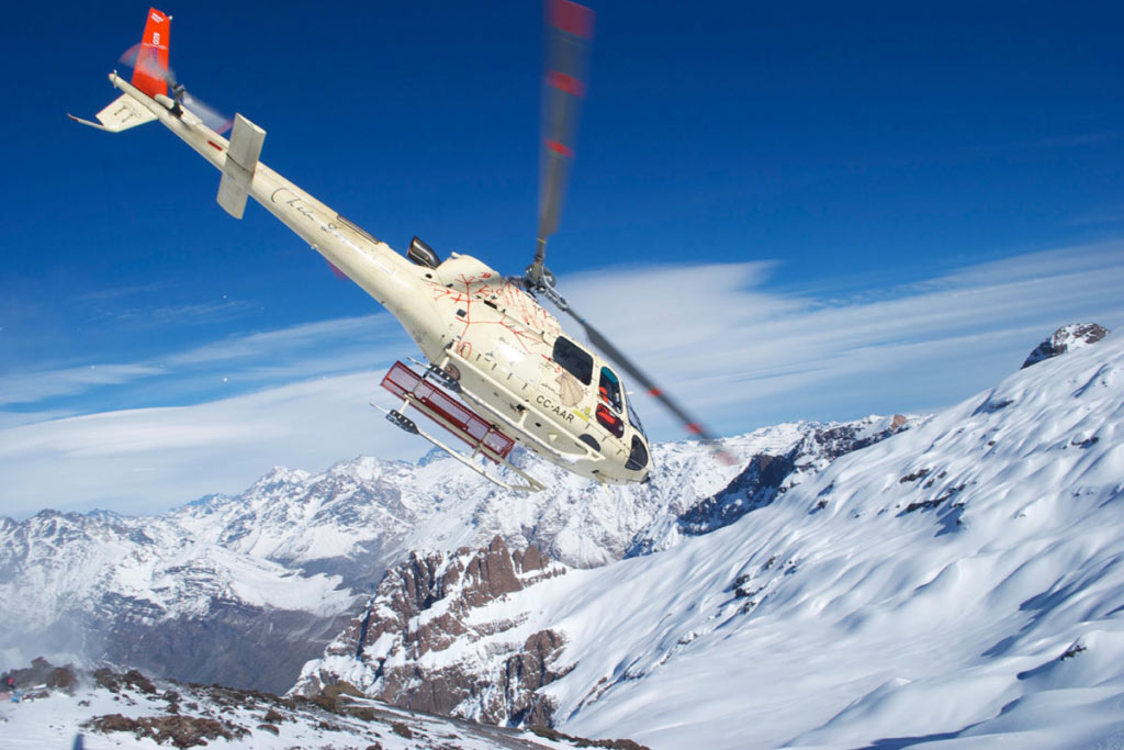 Panorâmica Inesquecível: Excursão de helicóptero em Valle Nevado