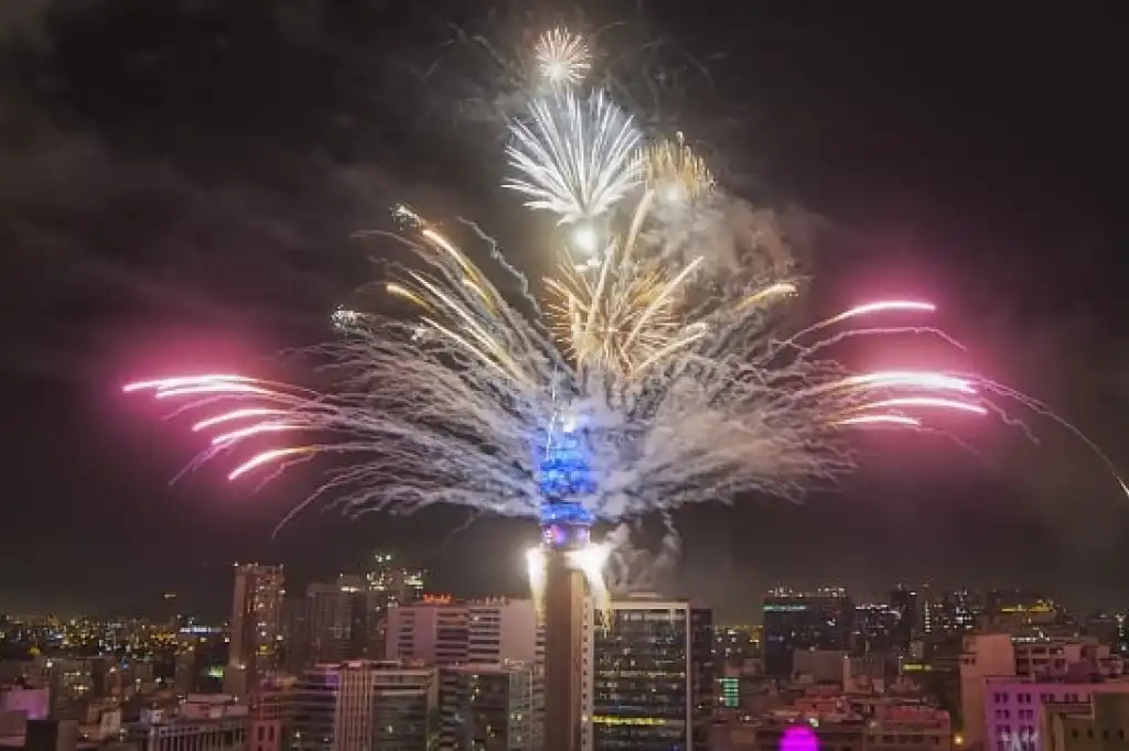 Réveillon no Chile - Festa da Torre Entel